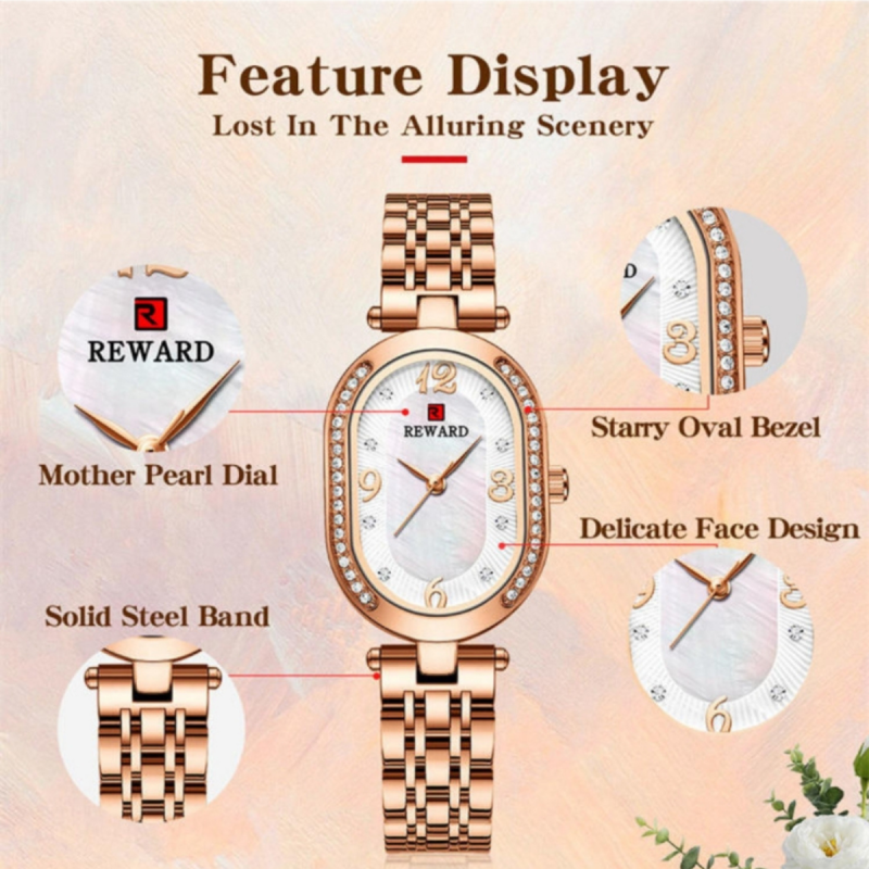 Reward ladies watch with 1 year warranty