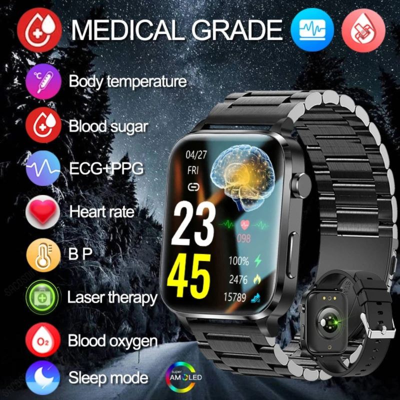 Lige 8762 medical grade reliable data waterproof watch