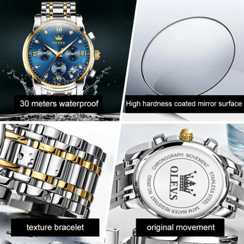 olevs 2858 original men's watch