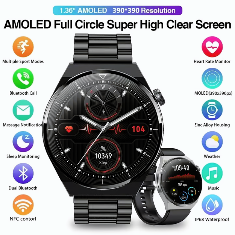 GT3 pro smart watch with multiple functions