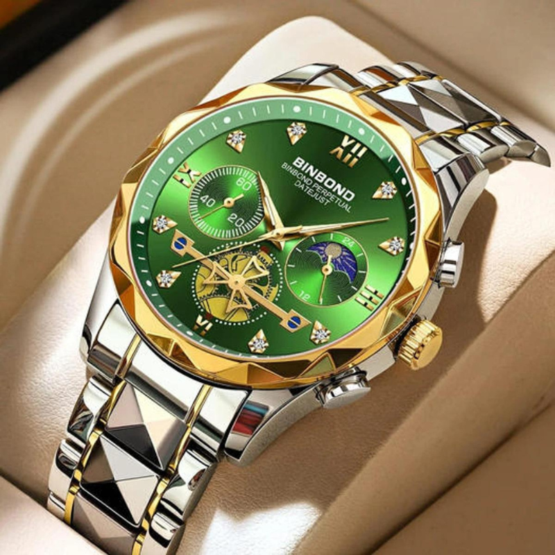 binbond hollow machinery design watch for men