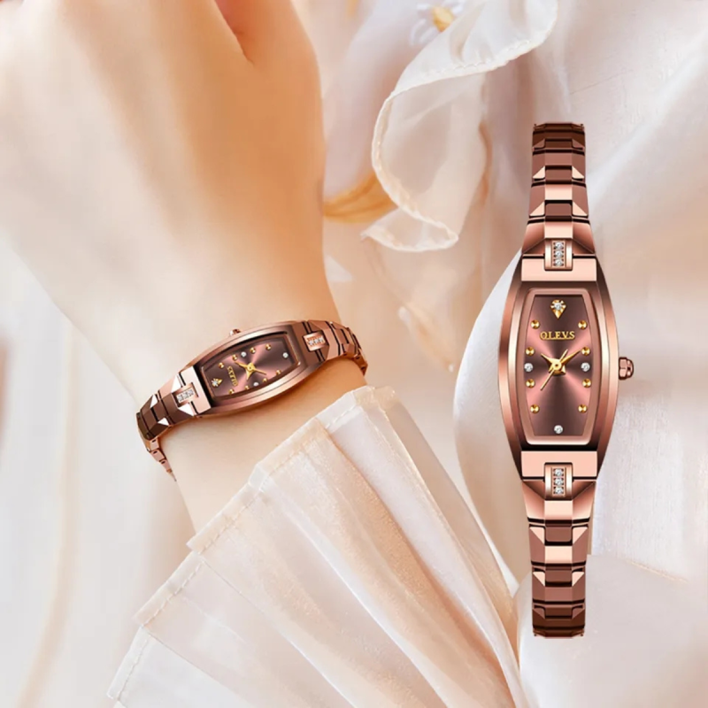 olevs ladies watch with 1 year warranty