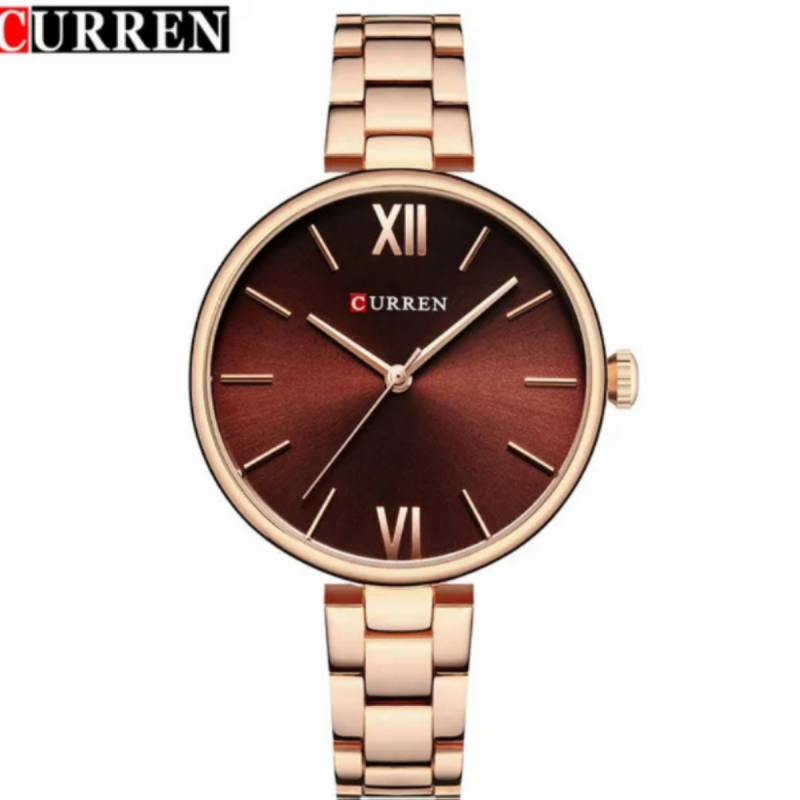 curren fashionable ladies watch with 1 year warranty