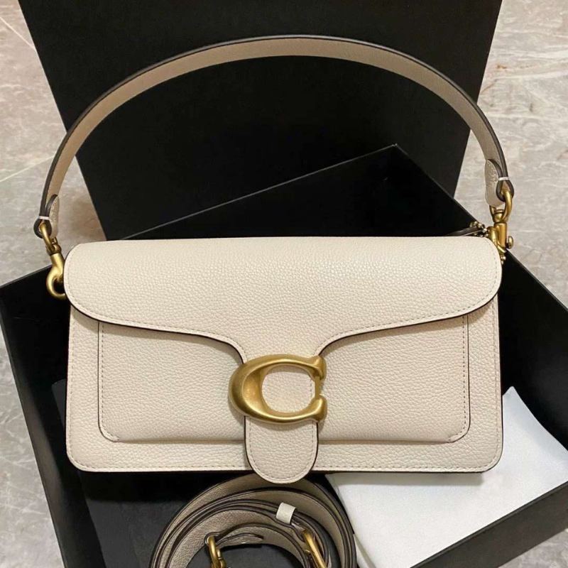 Premium quality white ladies leather fashion bag