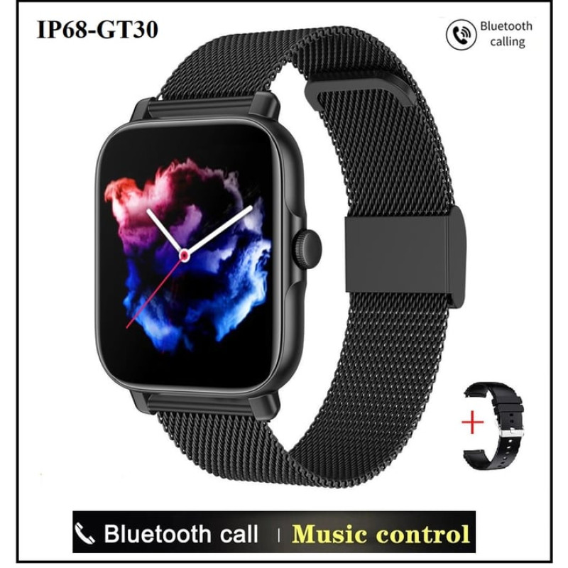 Full Touch Screen Bluetooth Wireless Call Watch Ip67 Waterproof Digital Fitness Tracker Smart Watches