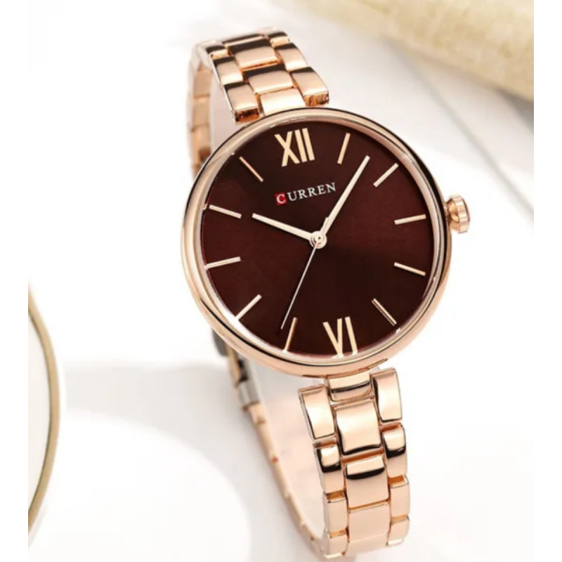 curren fashionable ladies watch with 1 year warranty