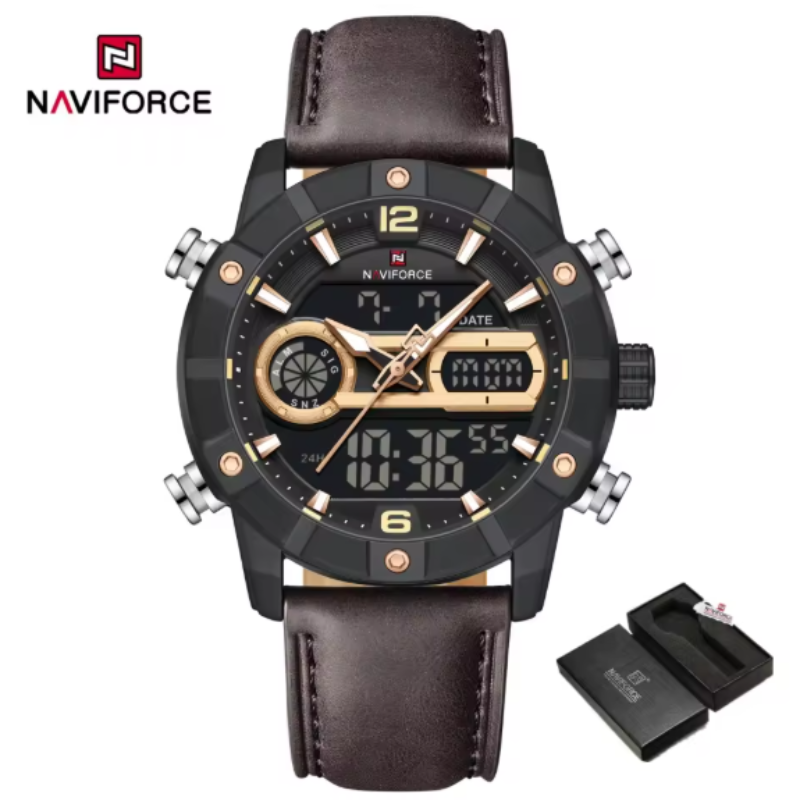 NAVIFORCE-9263 Fashion Sports Waterproof Alarm watch