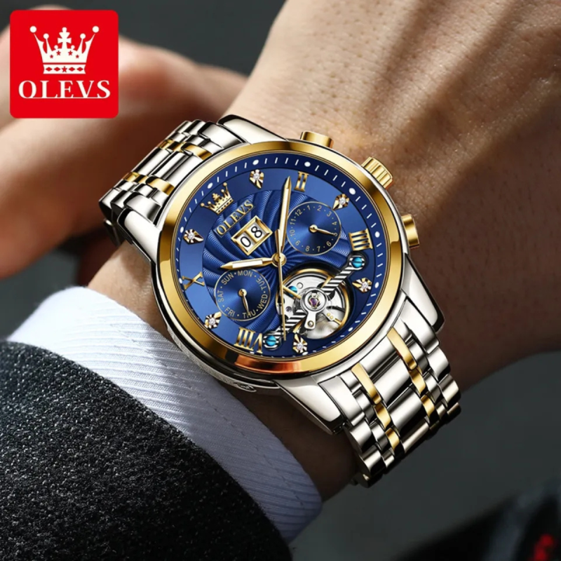 swiss automatic movement watch with 2 years warranty