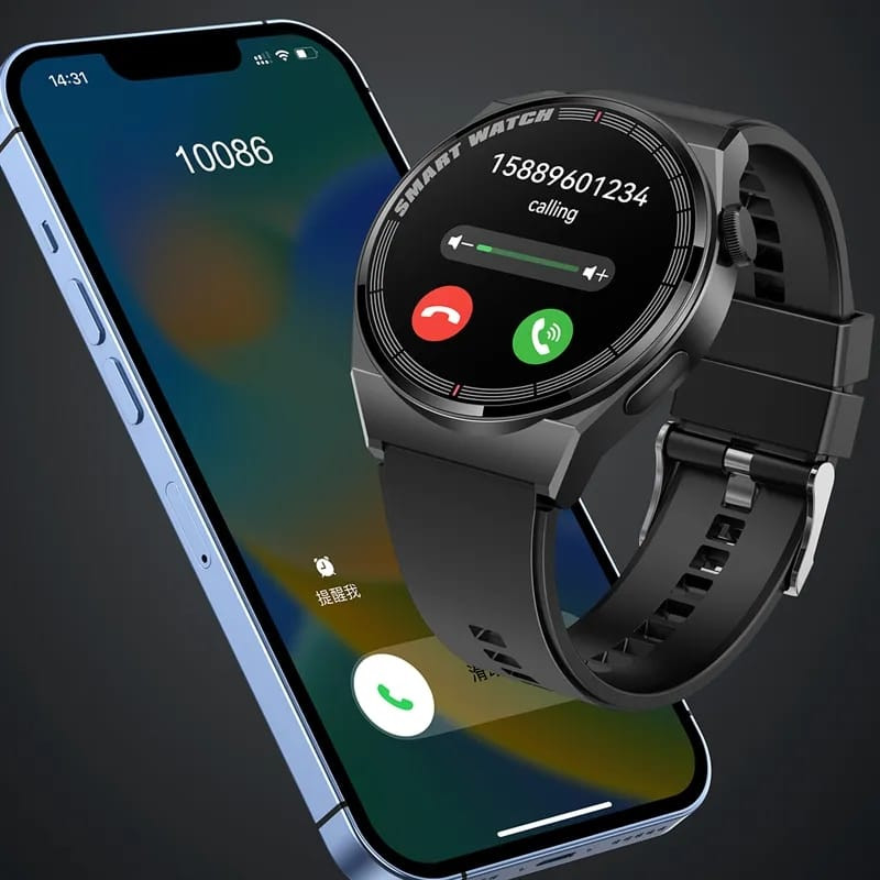 amoled display business smart watch for men