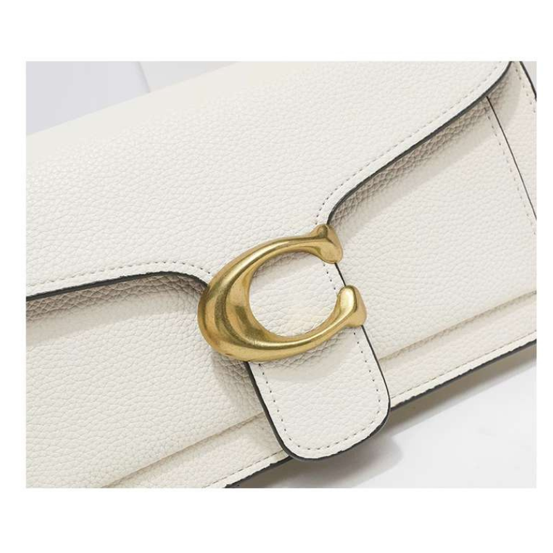 Premium quality white ladies leather fashion bag