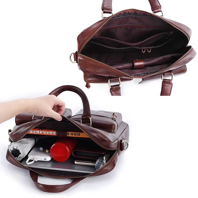 men's original leather bag for multy purposes