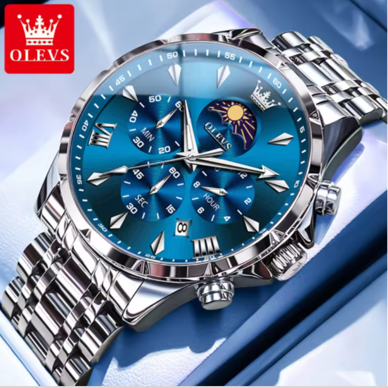 Olevs-3653 active chronograph waterproof watch