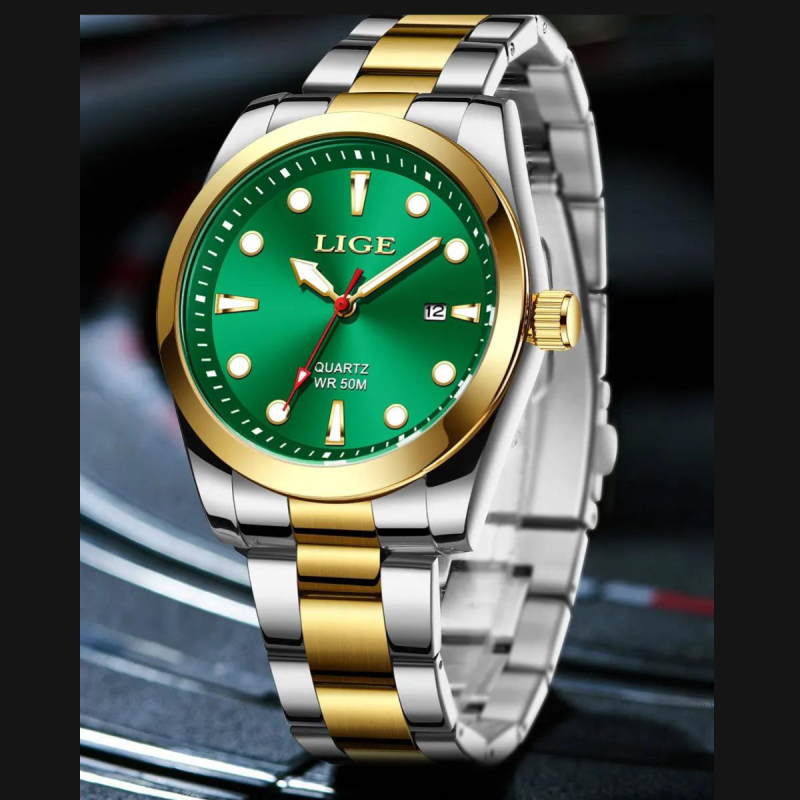 lige couple watch with 12 months official warranty