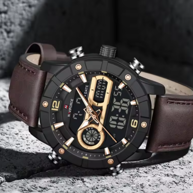 NAVIFORCE-9263 Fashion Sports Waterproof Alarm watch