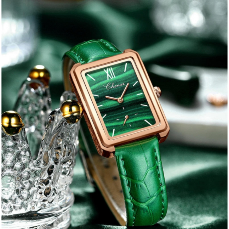 090 chenxi leather strap ladies watch for formal wear