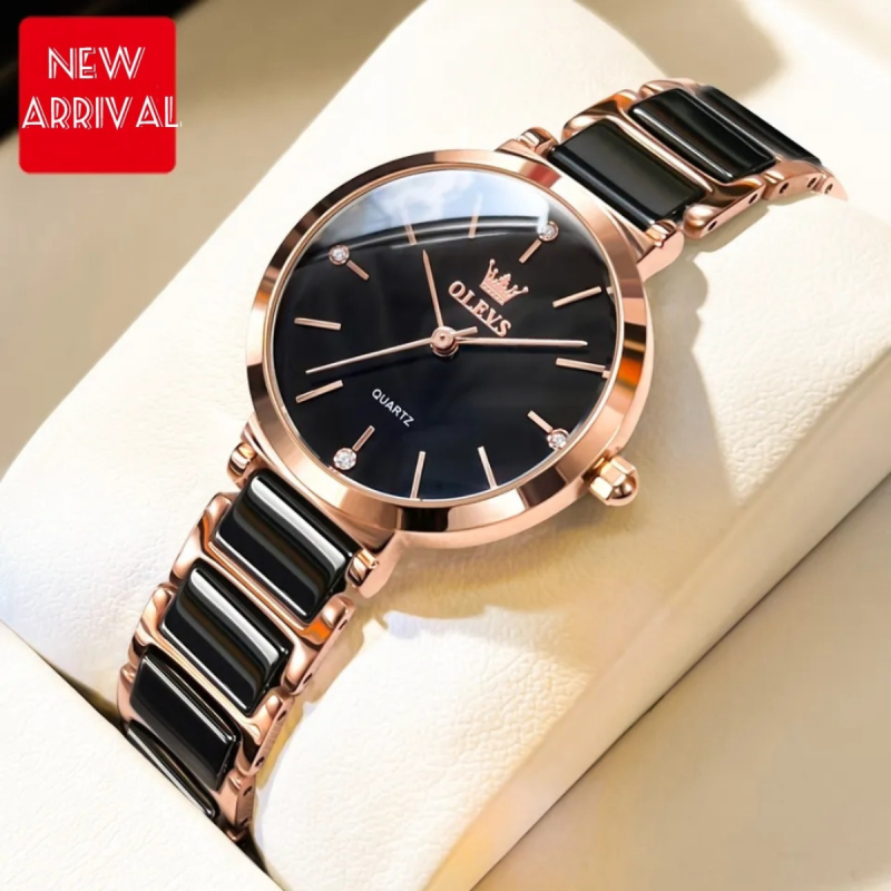 olevs 5877 ceramic watch for ladies