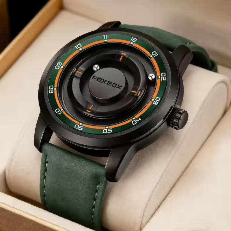 FOXBOX FB0047 Magnetic green watch