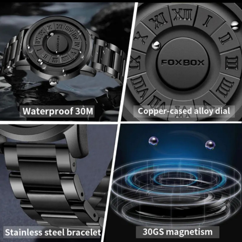 FX25 unique megnatic watch for men's fashion