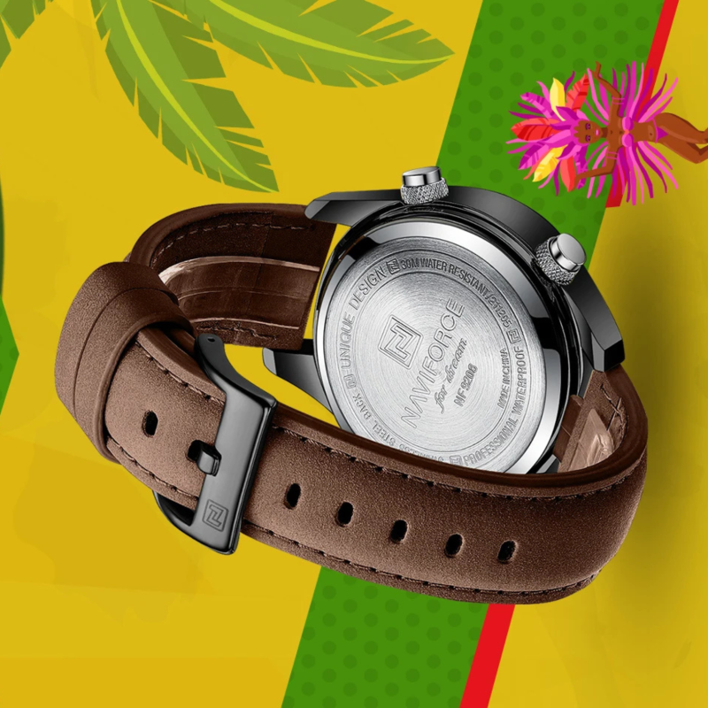 Naviforce 9208 L - Black Brown